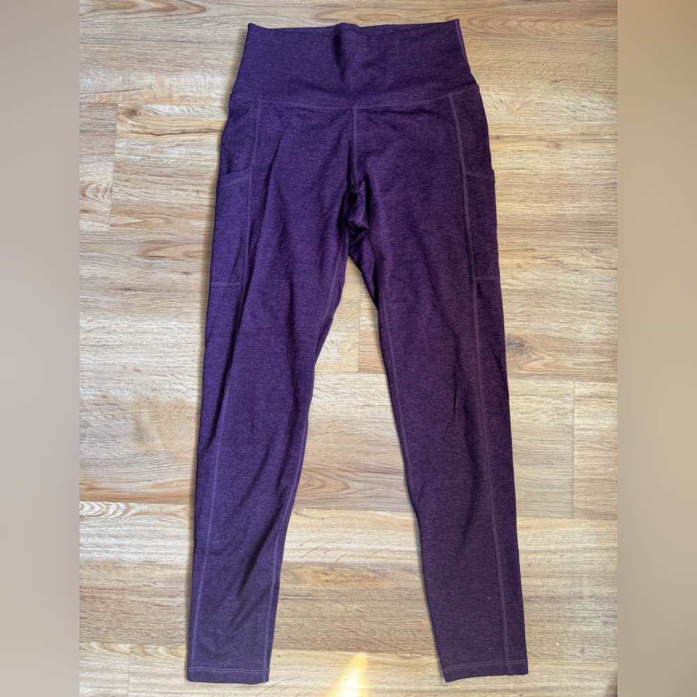 aerie Heathered Plum Active Leggings